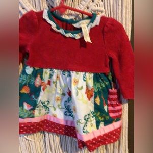 Girls 3-6 month holiday, Christmas dress